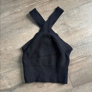 Abercrombie halter cross cross tank top